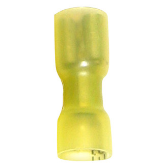 Ancor® - 12-10 AWG Yellow Female Heat Shrink Disconnects, 100 Pieces