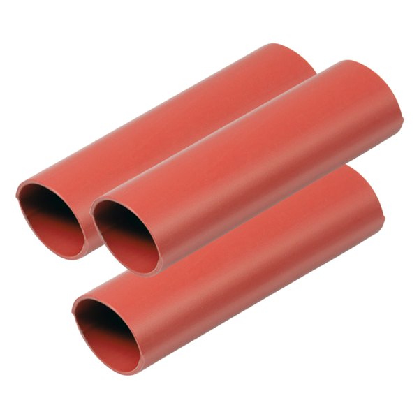 Ancor® - 8-2/0 AWG 3/4" D x 3" L Red Heavy Wall Battery Heat Shrink Tubing, 3 Pieces