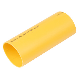 Ancor® - 2-4/0 AWG 1" D x 12" L Yellow Heavy Wall Battery Heat Shrink Tubing, 2 Pieces