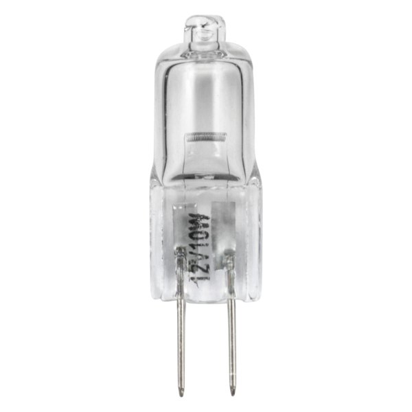 Ancor® - 12V DC 10W White Bottom-Pin T2.75 G4 Base Halogen Light Bulb, 2 Pack