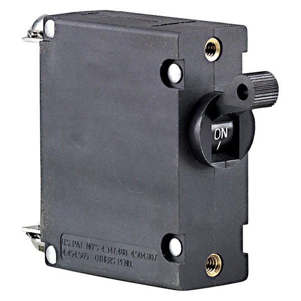 Ancor® - 50 A AC/DC Single Pole Magnetic Circuit Breaker with Black Toggle