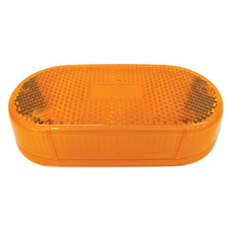 Anderson Marine Division® - Amber Oval Replacement Lens with Reflector for 108 Series Light