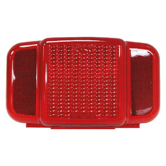 Anderson Marine Division® - Red/Clear Rectangular Replacement Lens for Peterson 457 Series