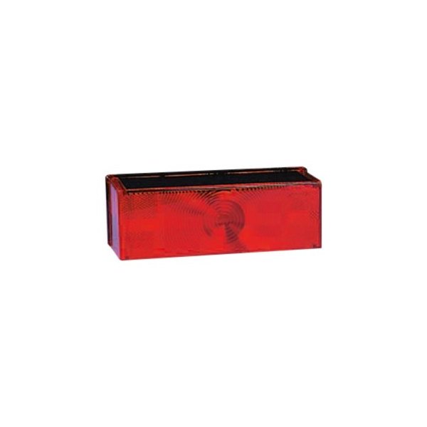 Anderson Marine Division® - 456 Series Red Square Over 80" Submersible Left Side Tail Light with License Light