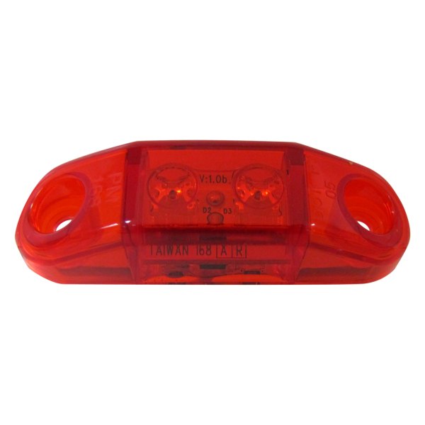 Anderson Marine Division® - 168 Piranha Series Red Oval LED Clearance/Side Marker Light