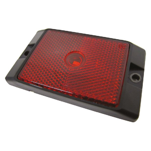 Anderson Marine Division® - 215 Series Red Rectangular LED Clearance/Side Marker Light with Reflex