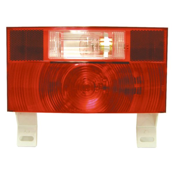 Anderson Marine Division® - V25913/V25914 Series Red Rectangular Tail Light with License & Backup Light