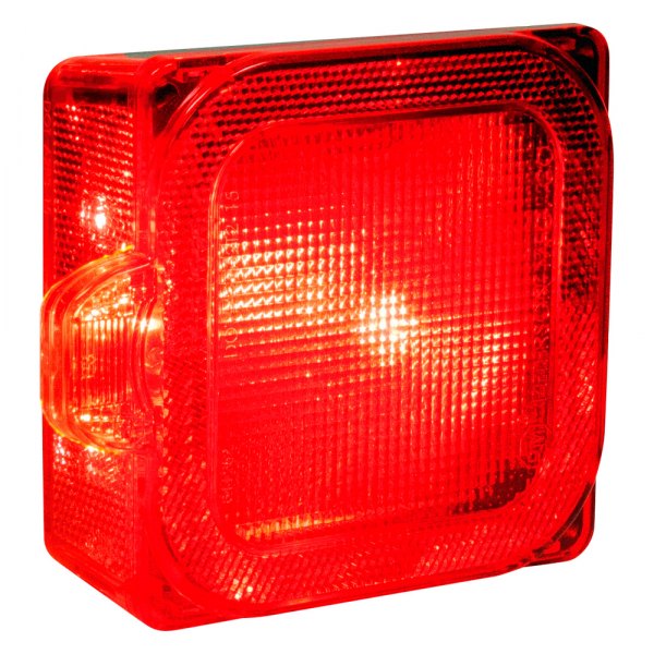 Anderson Marine Division® - 844 Series Red Square Over 80" LED Submersible Left Side Tail Light with License Light