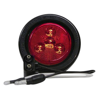 Anderson Marine Division® - 164 Piranha Series Red Round LED Clearance/Side Marker Light