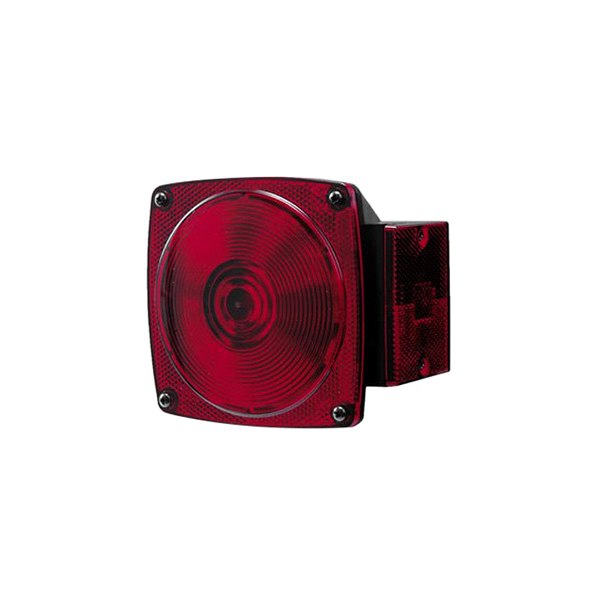 Anderson Marine Division® - 441 Series Red Square Under 80" Submersible Left Side Tail Light with License Light