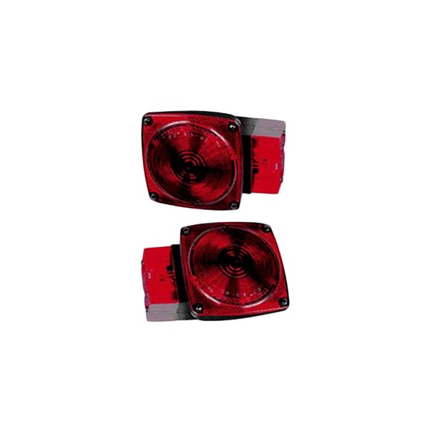 Anderson Marine Division® - 452 Series Red Square Over 80" 'Belljar' Submersible Right Side Tail Light