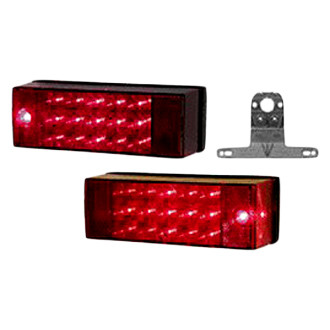 Anderson Marine Division® - Red Rectangular Over 80" Wide LED Trailer Light Kit
