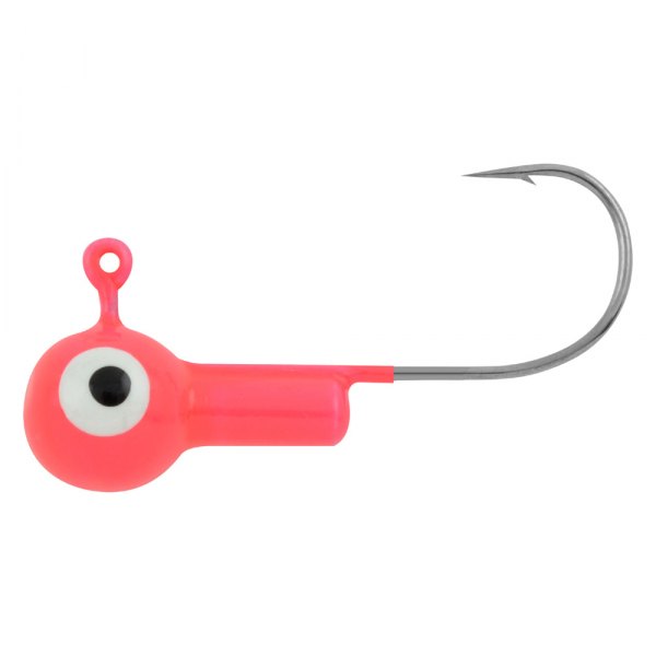 Apex Tackle® - Rattle 3/8 oz. Glow Pink Jig Heads