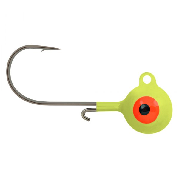 Apex Tackle® - Special X-Strong Round 1/16 oz. Chartreuse Head Jigs