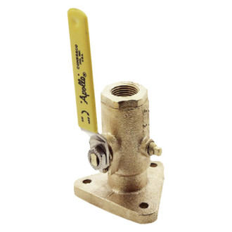 Apollo Valves® - 1-1/4" NPS Flange to 1-1/4" NPT(F) Bronze Seacock