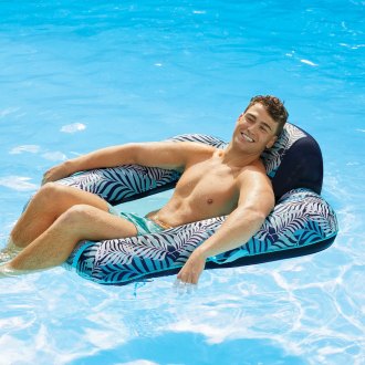 SPERPAND Pool Floats Raft, Inflatable Fabric Pool Float Lounge