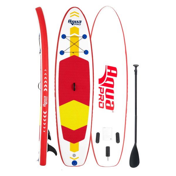 Aqua Leisure® - 10' Inflatable Non-Slip Paddleboard with Backpack and Pump