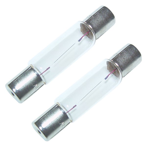 Aqua Signal® - 12V DC 10W White Festoon Base Incandescent Light Bulb, 2 Pack