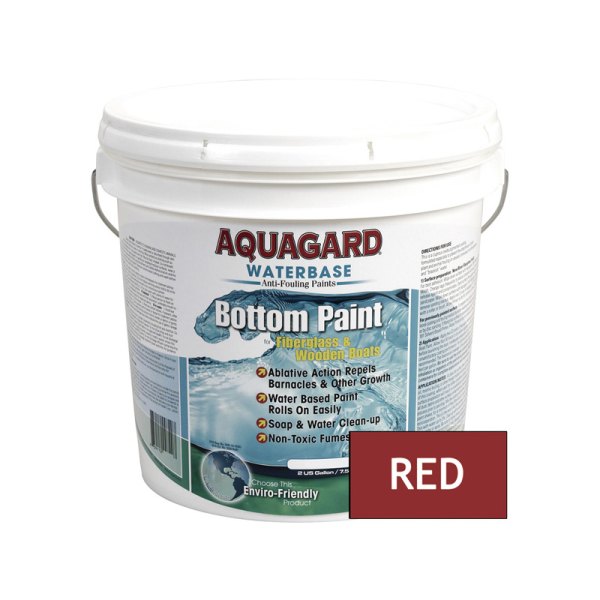 Aquagard® - 2 gal Red Fiberglass/Wood Water Based Antifouling Paint