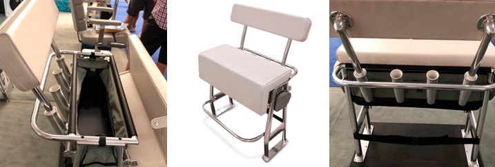 bass boat leaning post seat