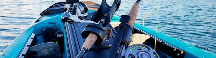 3 vintage Boat gunnel mount fishing rod holders 
