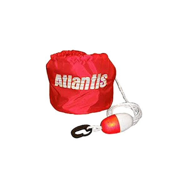Atlantis® - Small Red Sand Anchor with Rope, Float & Snap Hook