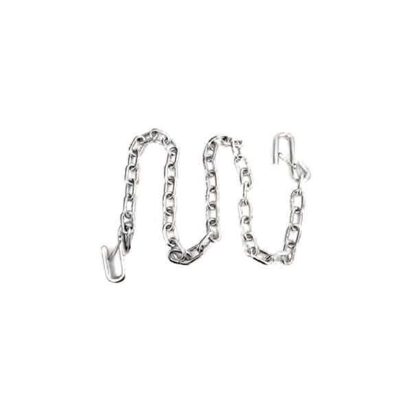Attwood® - Class ll 51" L x 1/4" D Zinc-Plated Steel Safety Chain with Spring Clips