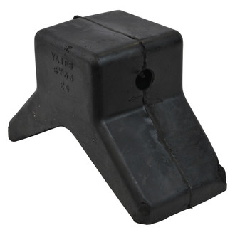 Attwood® 11201-1 - 3" x 3" Black Rubber Bow Mount Stop