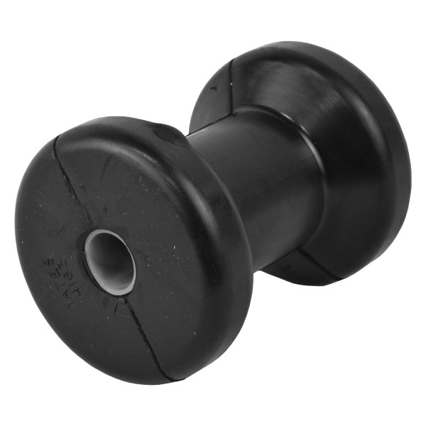 Attwood® - 4" L Black Rubber Light-Duty Spool/Keel Roller for 5/8" Shaft