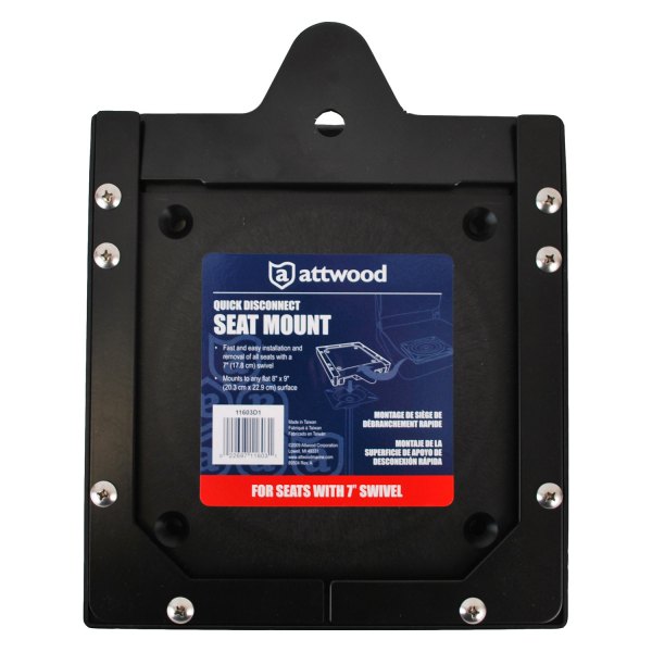 Attwood® - Quick Disconnect Seat Mount for 7" Swivel