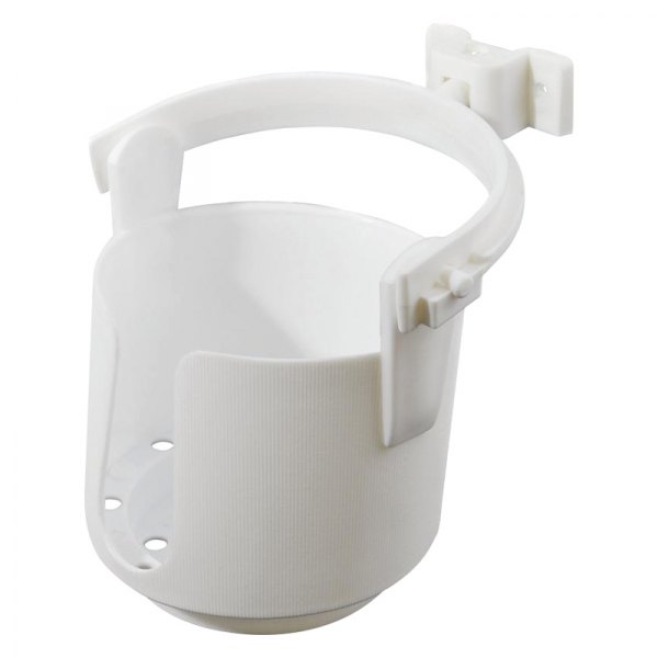 Attwood® - 4" H x 4-3/8" W White Plastic Gimballed Drink Holder