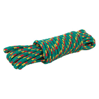 Attwood® - 3/8" D x 25' L Multi-Color Polypropylene Double Braid Multi-Purpose Line