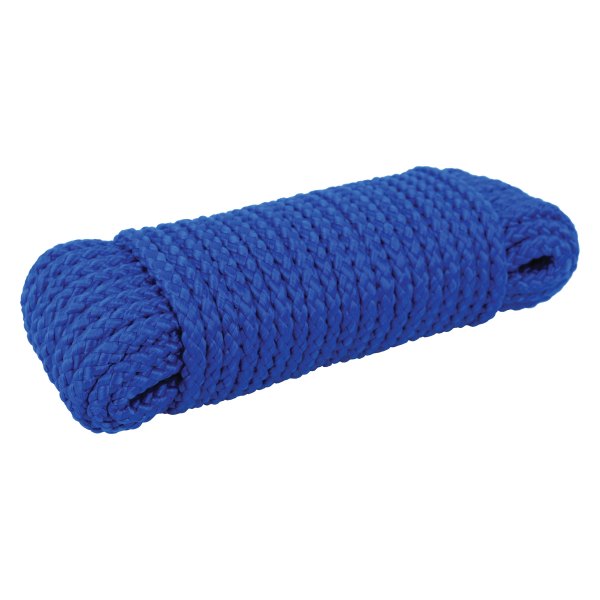 Attwood® - 5/16" D x 50' L Blue Polypropylene Hollow Braid Multi-Purpose Line