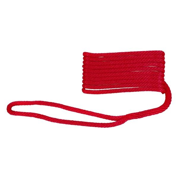 Attwood® - 3/8" D x 15' L Red MFP Solid Braid Dock Line