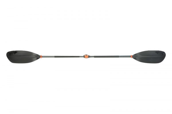 Attwood® - Vibrant 7'-7.5' Black Telescopic Asymmetrical Kayak Paddle