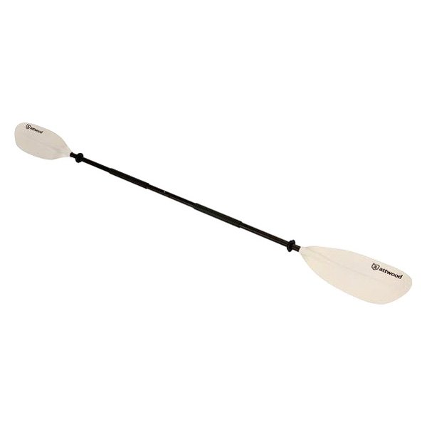 Attwood® - 7' White Asymmetrical Kayak Paddle