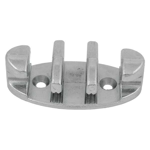 Attwood® - 3" L Zinc Plated Steel Zig-Zag Cleats for 3/8" D Ropes, 2 Pieces