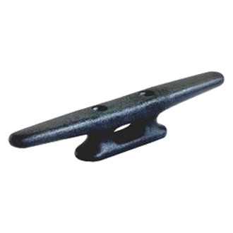 Attwood® - 8" L x 1-3/8" H Black Nylon Open Base Cleat, Bulk