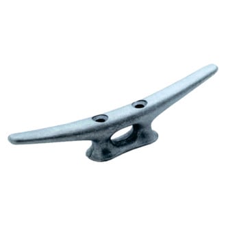 Attwood® - 6" L x 1-13/32" H Aluminum Open Base Dock Cleat, Aftermarket
