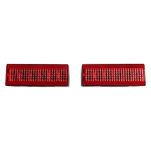 Attwood® - Red Rectangular Low Profile LED Trailer Light Kit