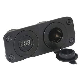 Attwood® - 12 V Power Socket with Digital Voltmeter