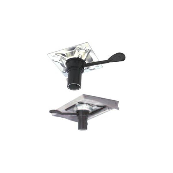 Attwood® - 238 Series 3° Stainless Steel Right Handle Seat Mount for 2-3/8" D Post, Aftermarket