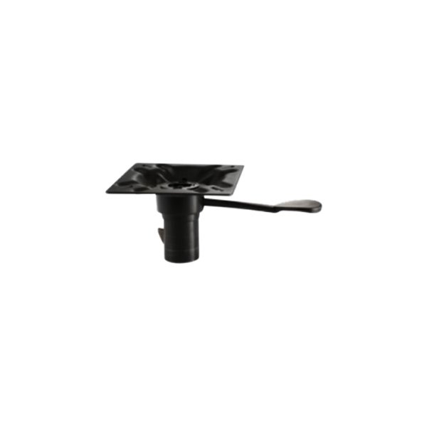 Attwood® - 238 Series 3° Plated Steel Right Handle Seat Mount for 2-3/8" D Post, Bulk