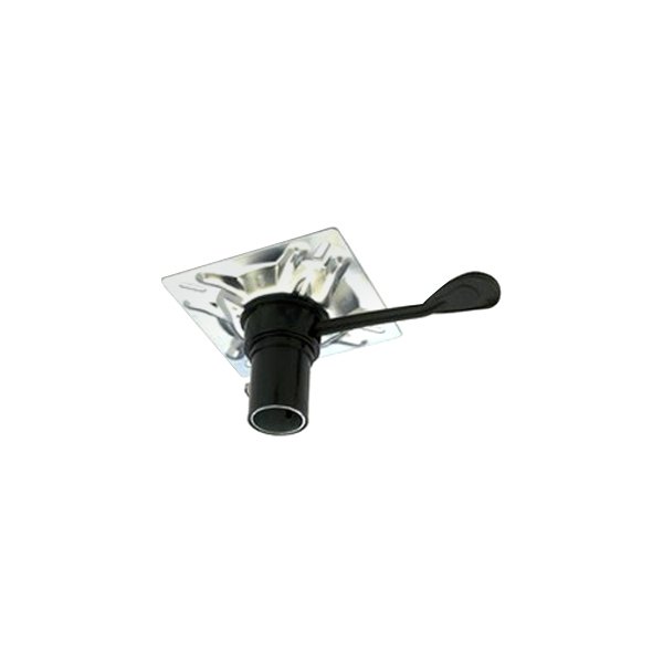 Attwood® - 238 Series 3° Plated Steel Right Handle Seat Mount for 2-3/8" D Post, Aftermarket