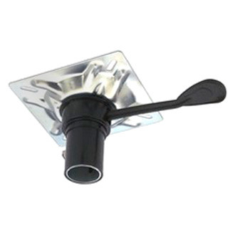 Attwood® 238153-7 - 238 Series 3° Plated Steel Forward Handle Seat Mount for 2-3/8" D Post