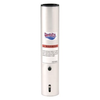 Attwood® - LakeSport 11" H x 2-3/8" D Anodized Aluminum Fixed Post