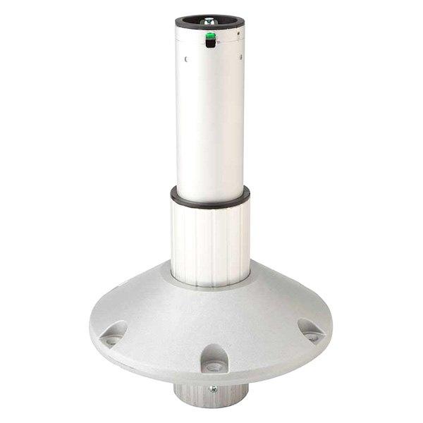 Attwood® - 278 Air Series 15"-19" H x 2-7/8" D Gray Adjustable Post with Round Base