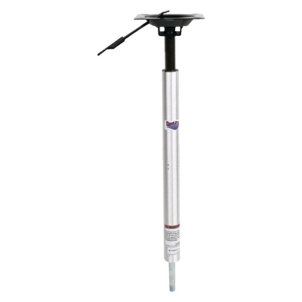 Attwood® - Lock'N-Pin™ 24"-30" H x 3/4" D Aluminum Threaded Power Adjustable Post with Integral Seat Mount, Bulk