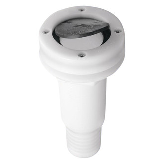 Attwood® - Plastic Thru-Transom for 1-1/2" I.D. Hose with Scupper