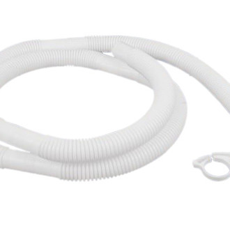 Attwood® - 3/4" D x 6' L White Plastic Bilge Hose with 2 Clamps